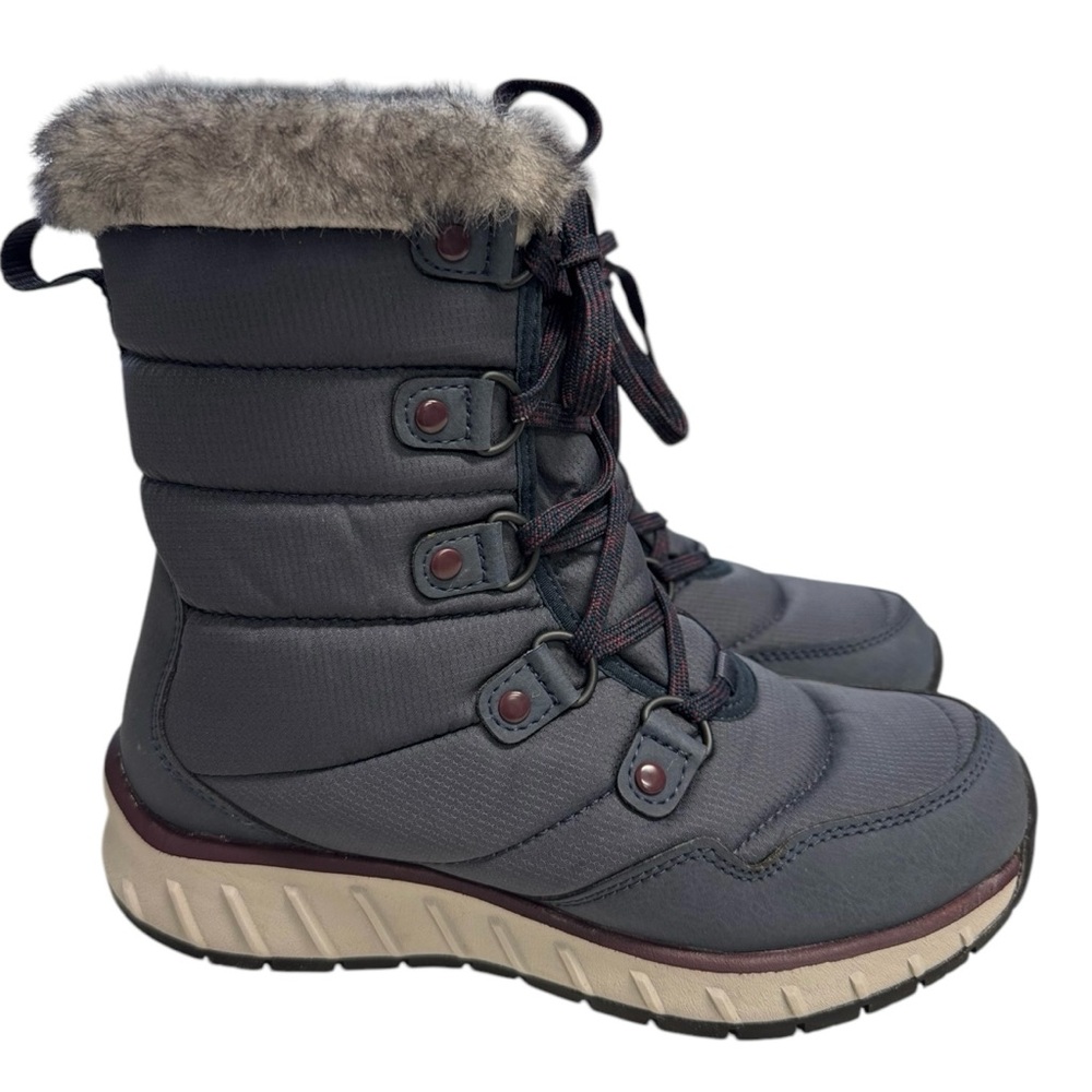 L.L. Bean Snowfield Insulated Women’s Snow/ Winter Boots Blue / Gray Size 6M